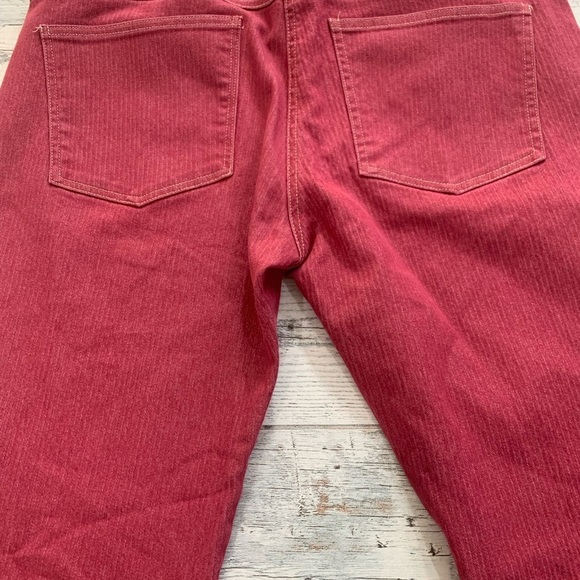 Cynthia Steffe Red Herringbone Fabric Jeans - Picture 5 of 6